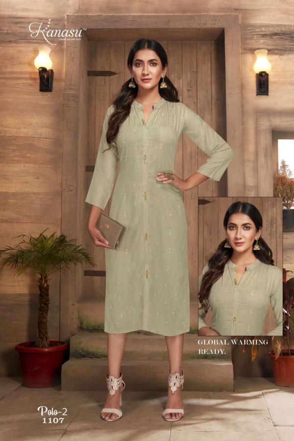 Kanasu Polo 2 Rayon Beautiful Festive Wear Kurti 